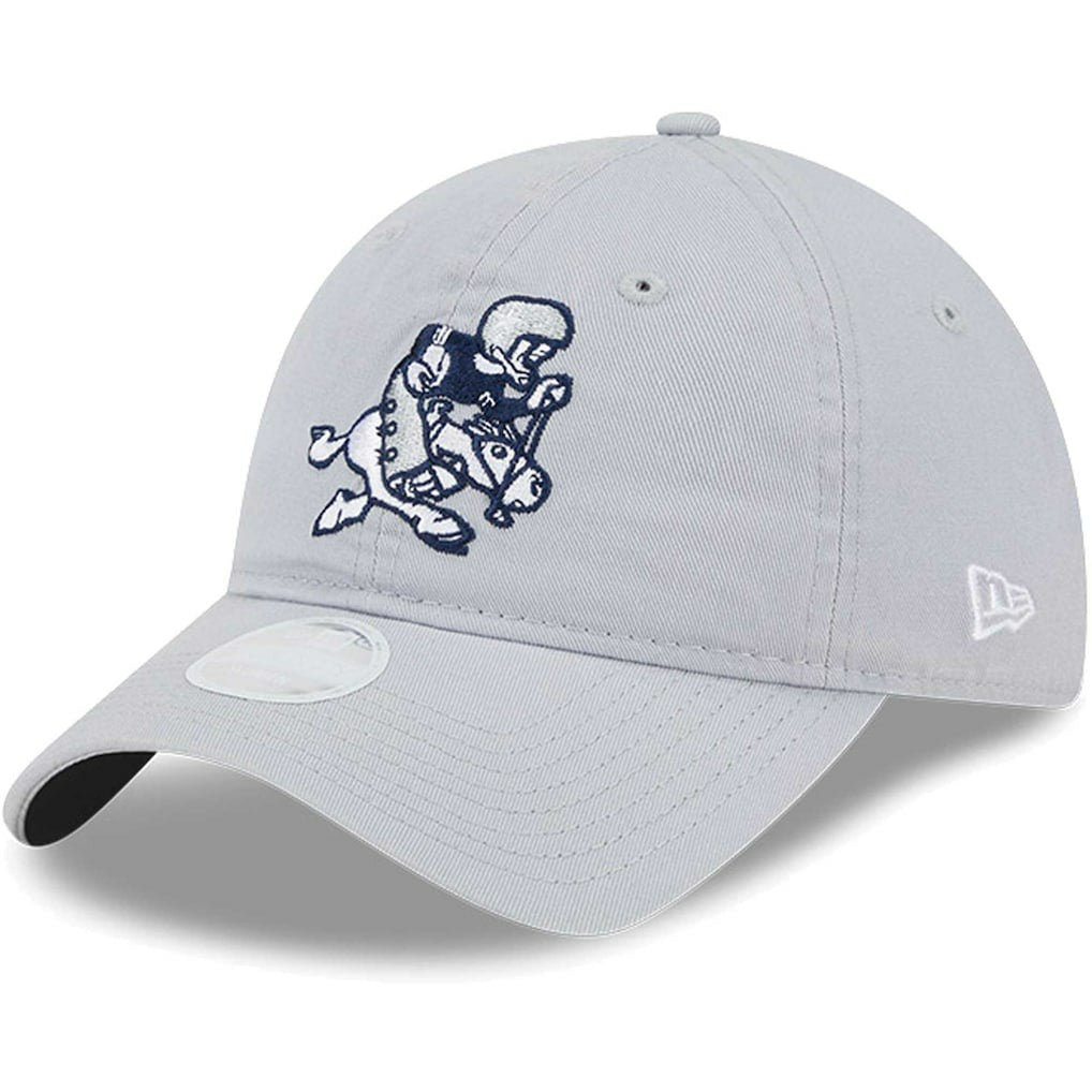Dallas Cowboys New Era Women's Throwback Main Core Classic 2.0 9TWENTY Adjustable Hat - Gray for sale