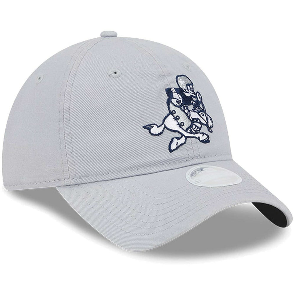 Dallas Cowboys New Era Women's Throwback Main Core Classic 2.0 9TWENTY Adjustable Hat - Gray for sale