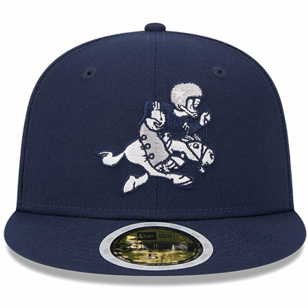 Dallas Cowboys New Era Youth 1966-69 Gridiron Classics Retro Joe Throwback Logo Main 59FIFTY Fitted Hat - Navy on sale