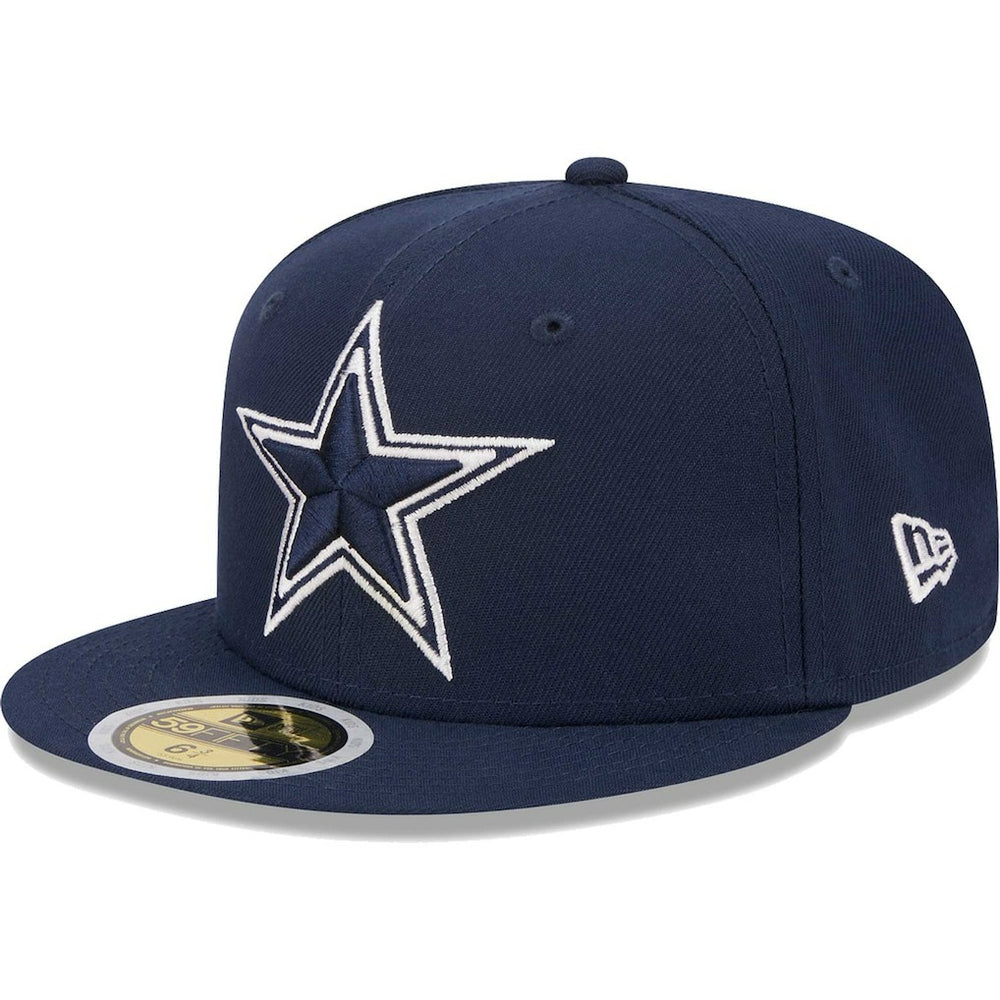 Dallas Cowboys New Era Youth Main 59FIFTY Fitted Hat - Navy on sale