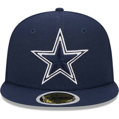 Dallas Cowboys New Era Youth Main 59FIFTY Fitted Hat - Navy on sale