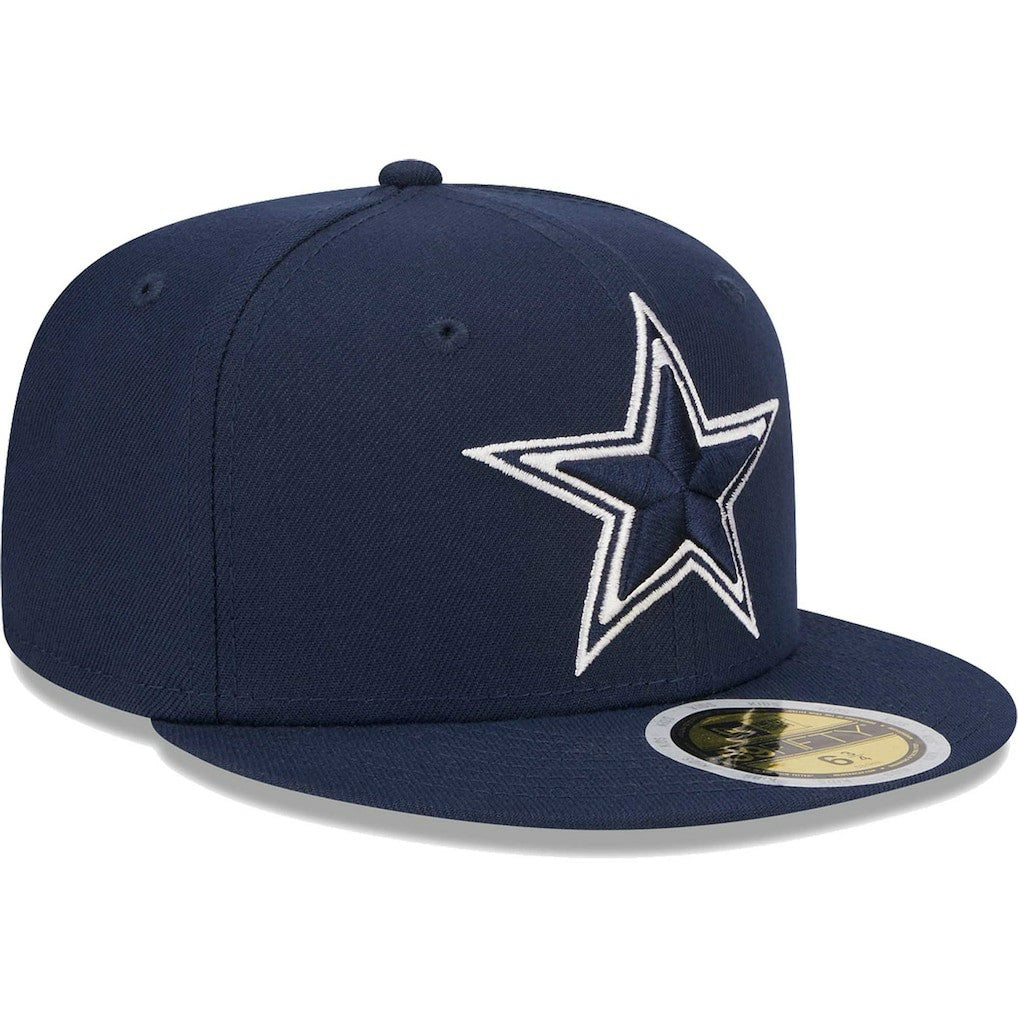 Dallas Cowboys New Era Youth Main 59FIFTY Fitted Hat - Navy on sale