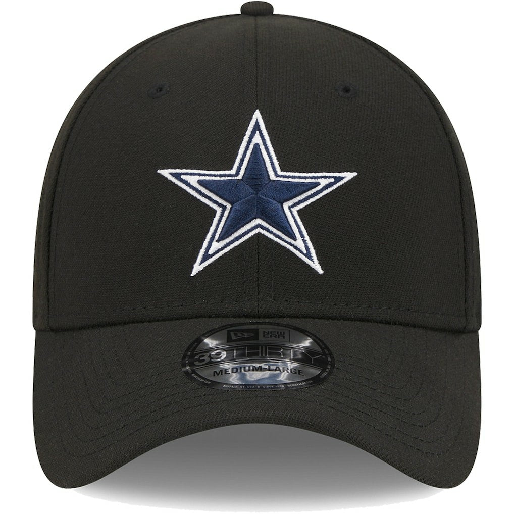 Dallas Cowboys New Era Main 39THIRTY Flex Hat - Black on sale