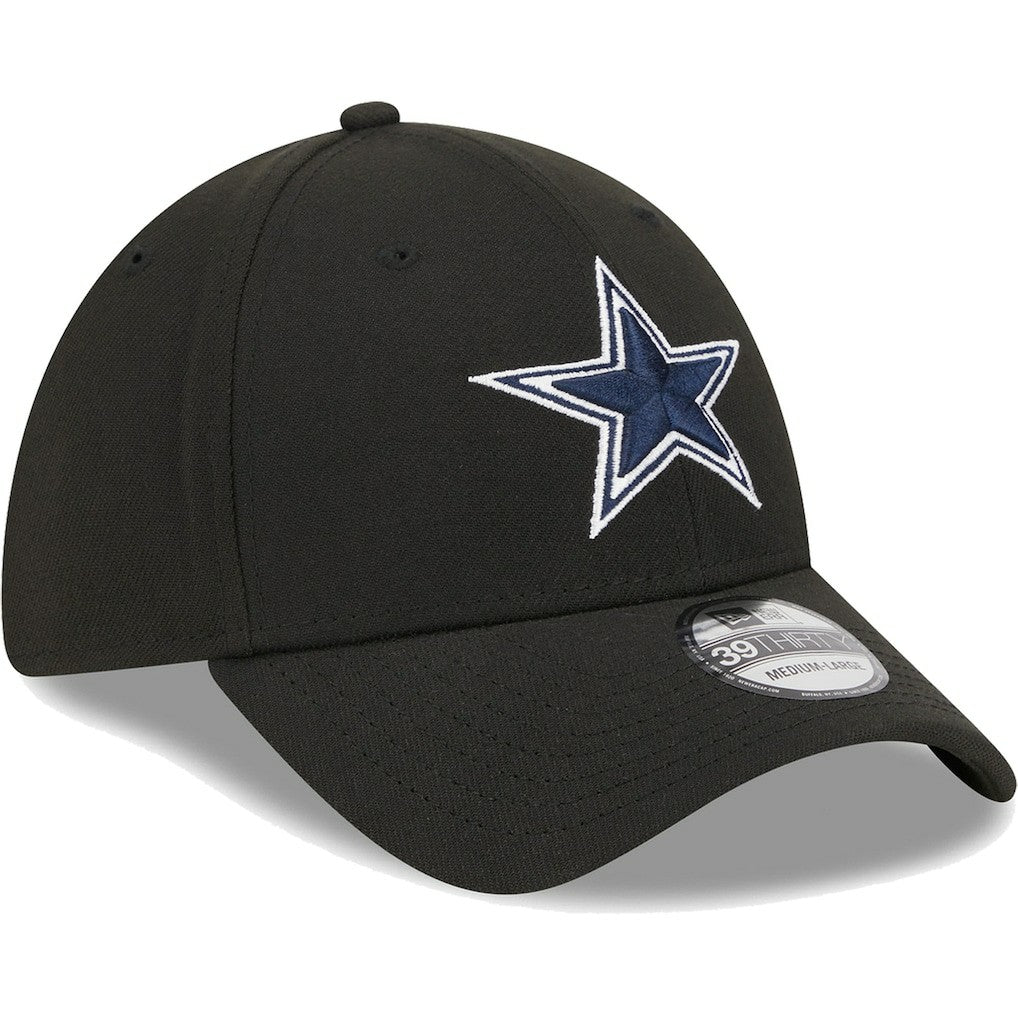 Dallas Cowboys New Era Main 39THIRTY Flex Hat - Black on sale