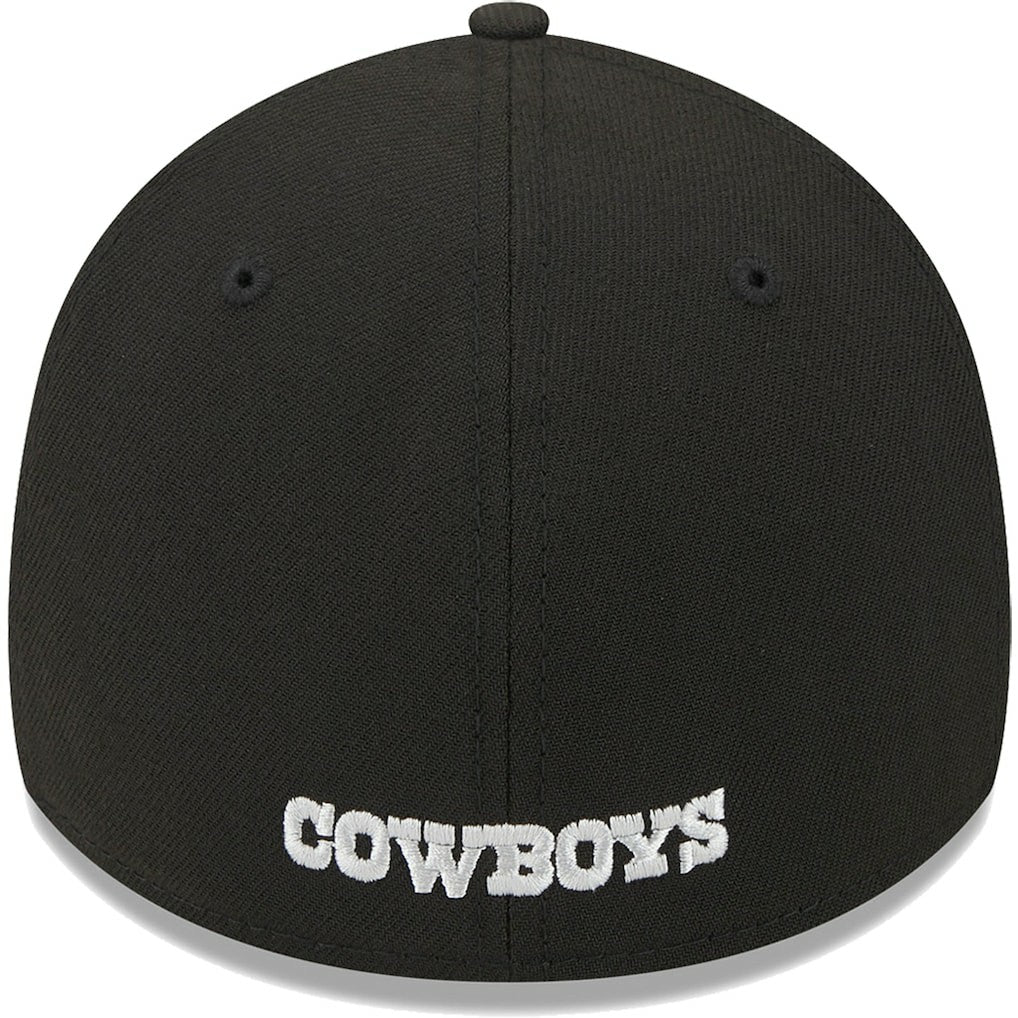 Dallas Cowboys New Era Main 39THIRTY Flex Hat - Black on sale