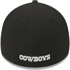 Dallas Cowboys New Era Main 39THIRTY Flex Hat - Black on sale