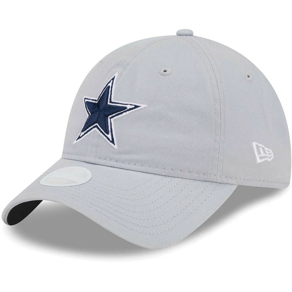 Dallas Cowboys New Era Women's Main Core Classic 2.0 9TWENTY Adjustable Hat - Gray on sale