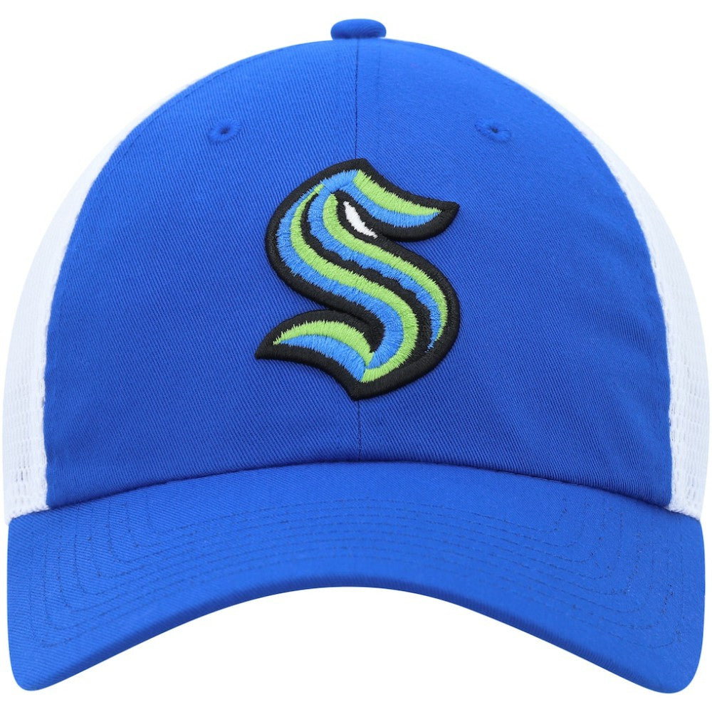 Seattle Kraken adidas Color Pop Trucker Adjustable Hat - Blue Hats