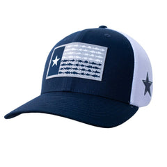 Dallas Cowboys Fish Flag Texas Flex Hat - Navy discount