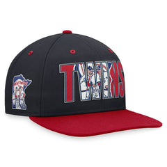 Minnesota Twins Cooperstown Collection Pro Snapback Hat Navy