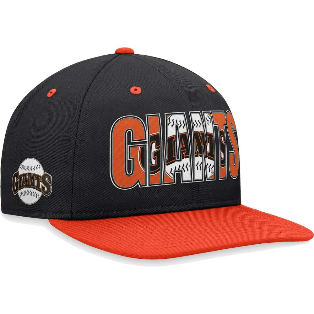 San Francisco Giants Cooperstown Collection Pro Snapback Hat Black