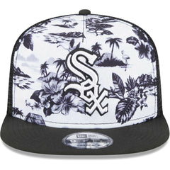 Chicago White Sox Vacay 2.0 A-Frame Trucker 9FIFTY Snapback Hat White/Black