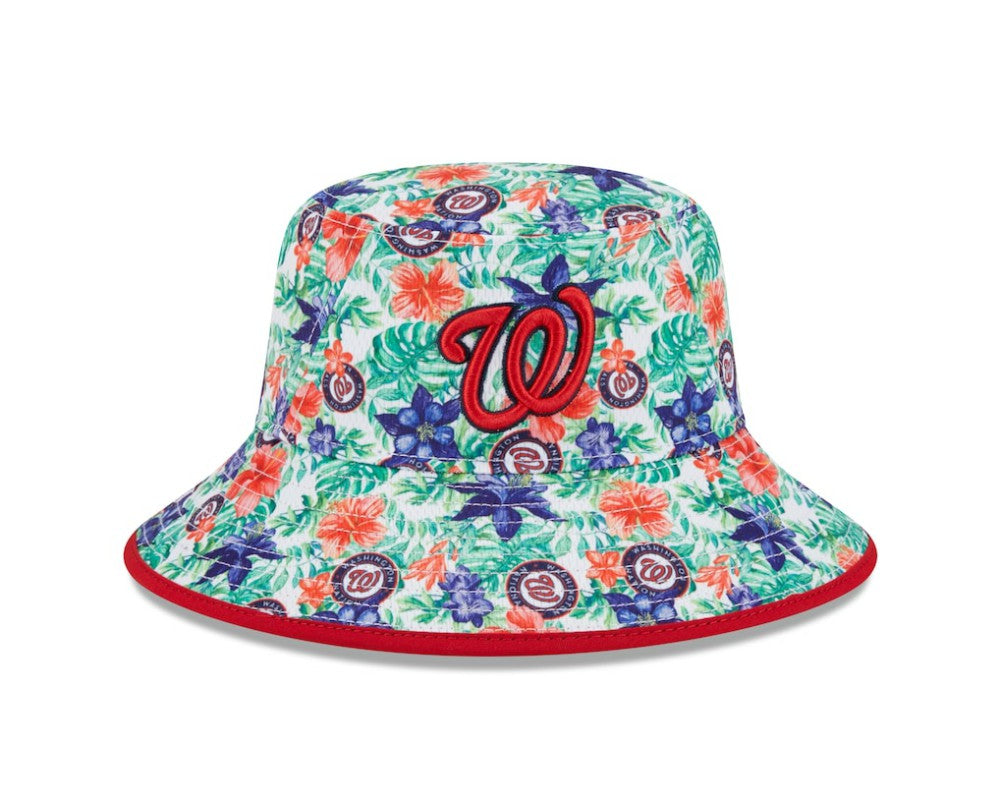 Washington Nationals Tropic Floral Bucket Hat