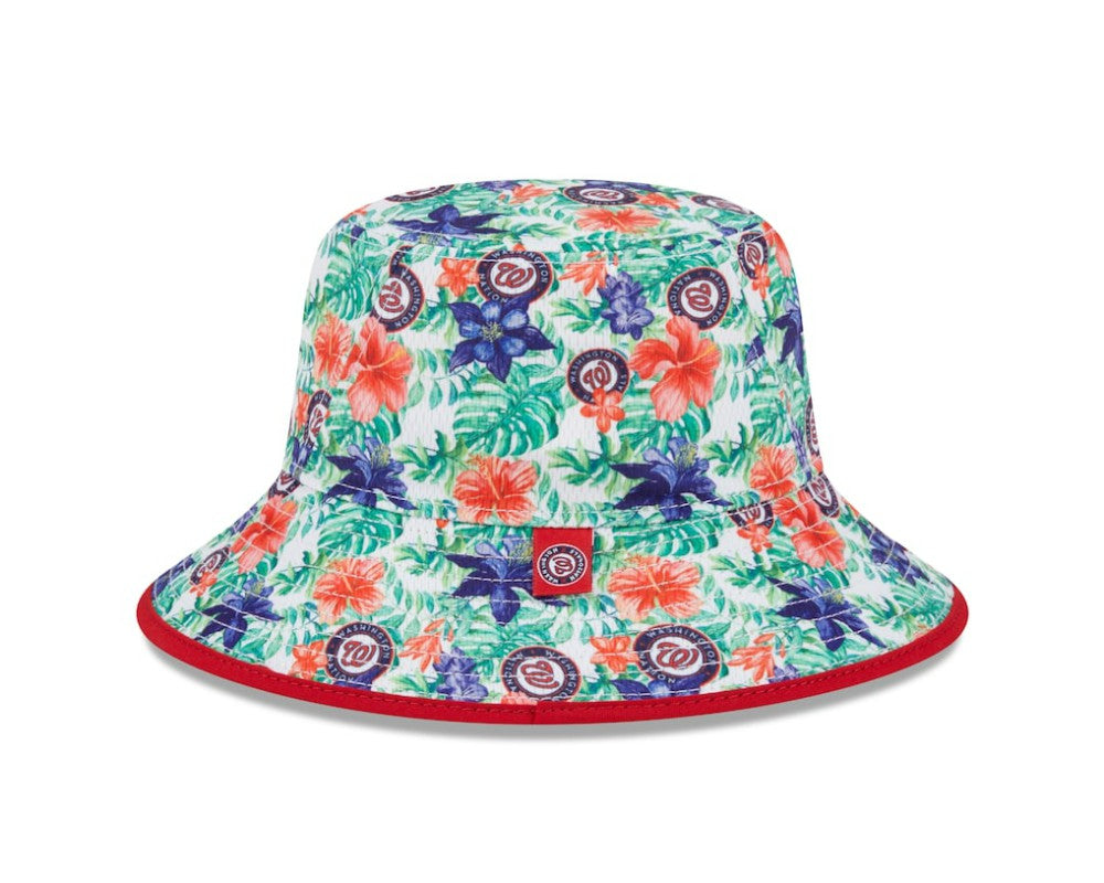 Washington Nationals Tropic Floral Bucket Hat