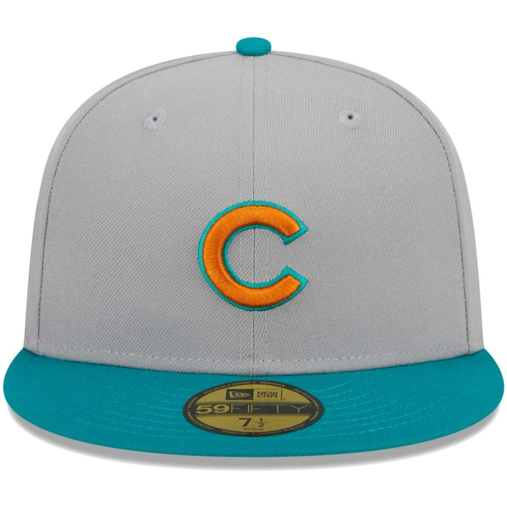 Chicago Cubs  59FIFTY Fitted Hat Gray/Teal