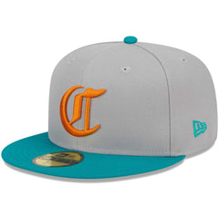 Cincinnati Reds  59FIFTY Fitted Hat Gray/Teal