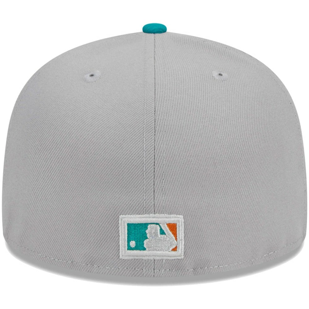 Cincinnati Reds  59FIFTY Fitted Hat Gray/Teal