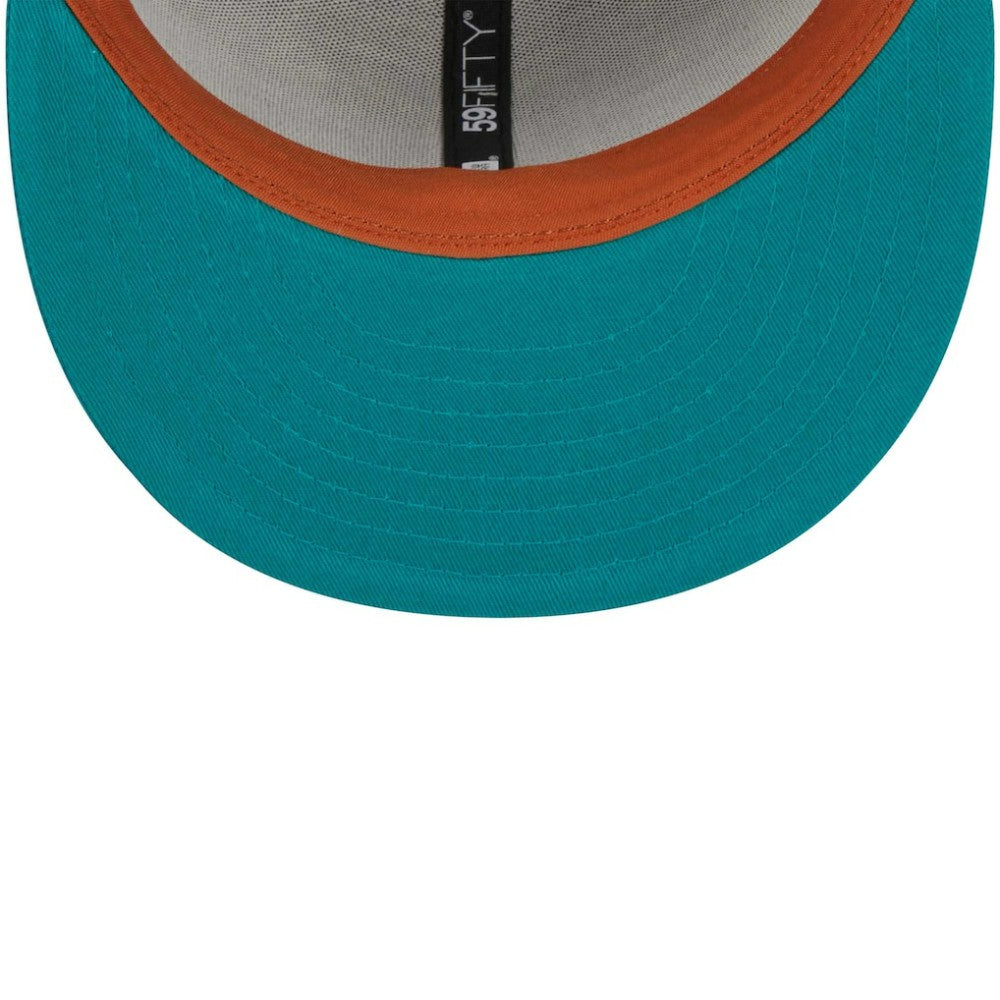 Cincinnati Reds  59FIFTY Fitted Hat Gray/Teal