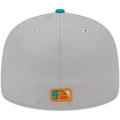 Los Angeles Dodgers  59FIFTY Fitted Hat Gray/Teal