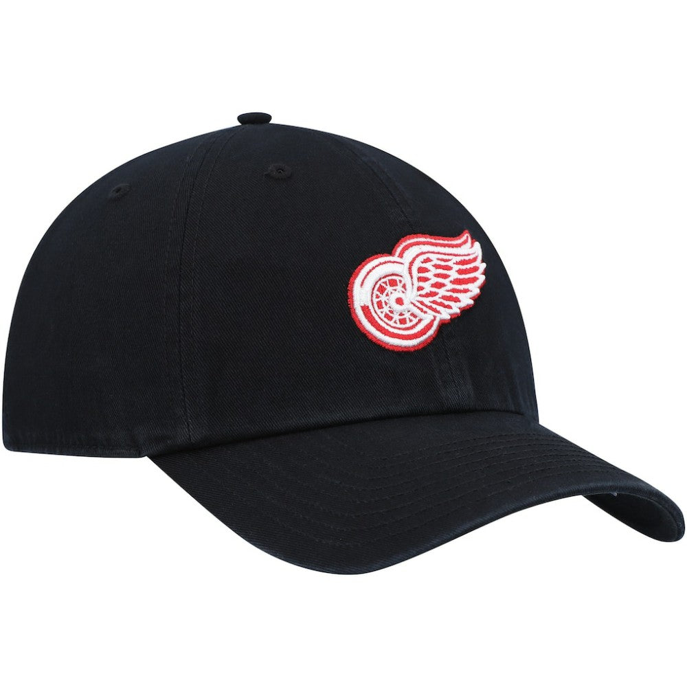 Detroit Red Wings '47 Clean Up Adjustable Hat - Black Hats