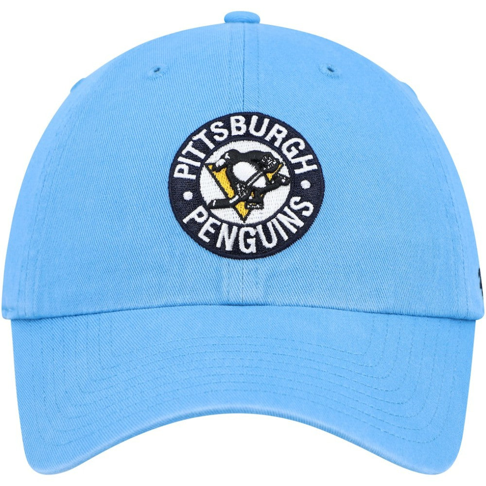 Pittsburgh Penguins '47 Clean Up Adjustable Hat - Light Blue Hats