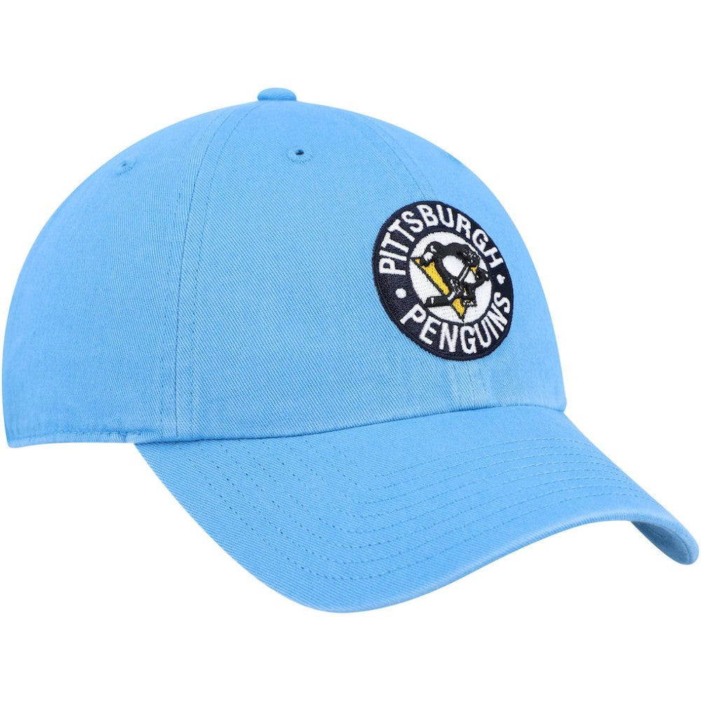 Pittsburgh Penguins '47 Clean Up Adjustable Hat - Light Blue Hats
