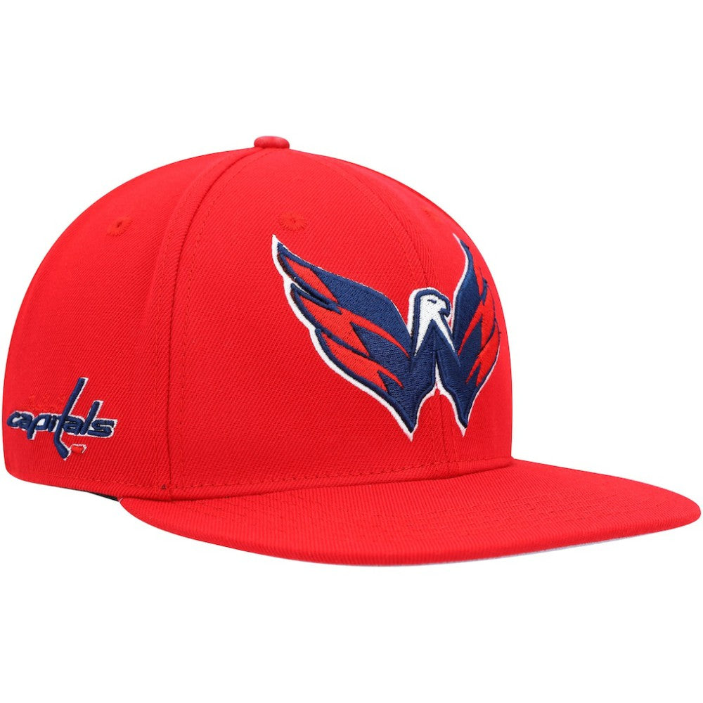 Washington Capitals Pro Standard Core Classic Logo Snapback Hat - Red Hats