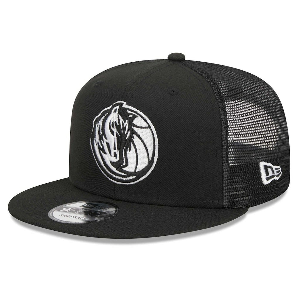 Dallas Mavericks 9FIFTY Snapback Trucker Hat sale - Black cheap