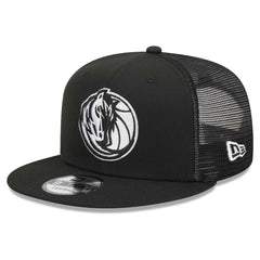 Dallas Mavericks 9FIFTY Snapback Trucker Hat sale - Black cheap