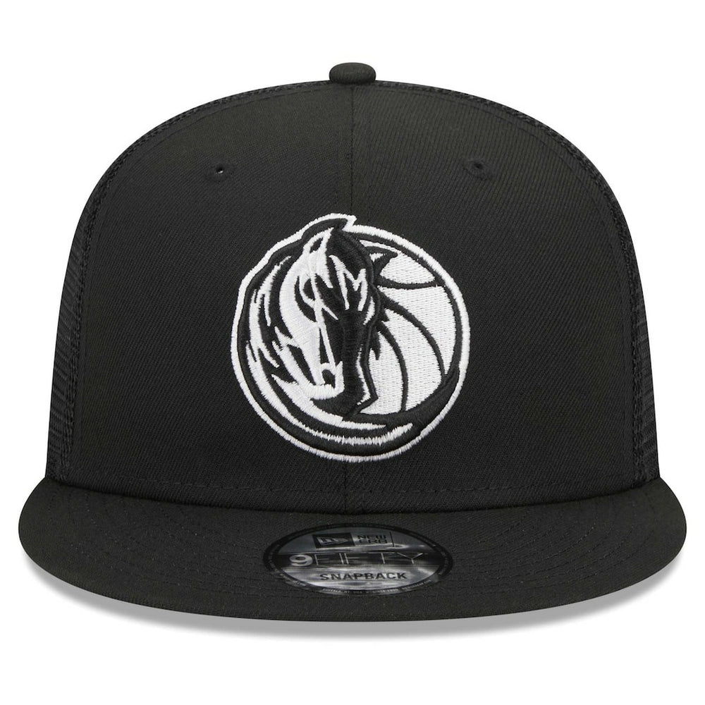 Dallas Mavericks 9FIFTY Snapback Trucker Hat sale - Black cheap