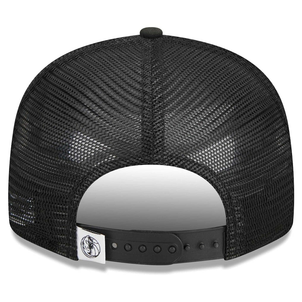 Dallas Mavericks 9FIFTY Snapback Trucker Hat sale - Black cheap