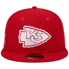 Kansas City Chiefs New Era Super Bowl LIV Main Patch 59FIFTY Fitted Hat - Scarlet cheap