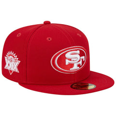San Francisco 49ers New Era Super Bowl XXIX Main Patch 59FIFTY Fitted Hat - Scarlet outlet