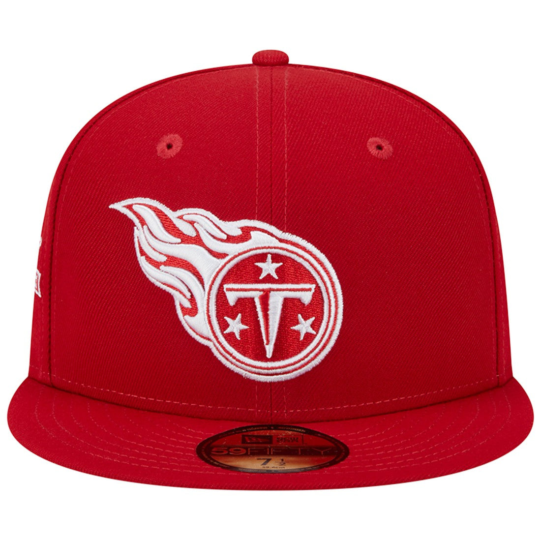 Tennessee Titans New Era 15 Years Main Patch 59FIFTY Fitted Hat - Scarlet sale
