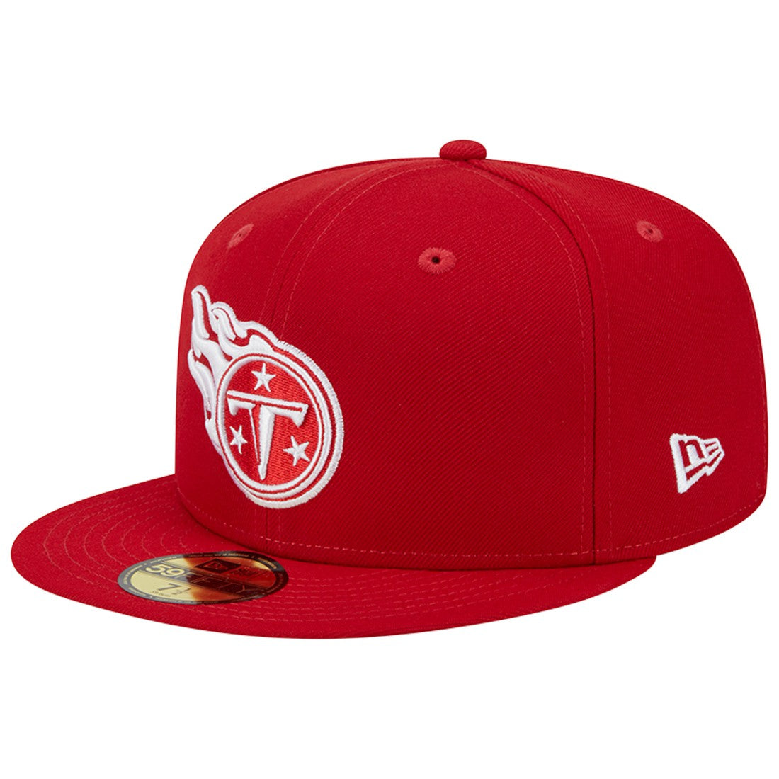 Tennessee Titans New Era 15 Years Main Patch 59FIFTY Fitted Hat - Scarlet sale