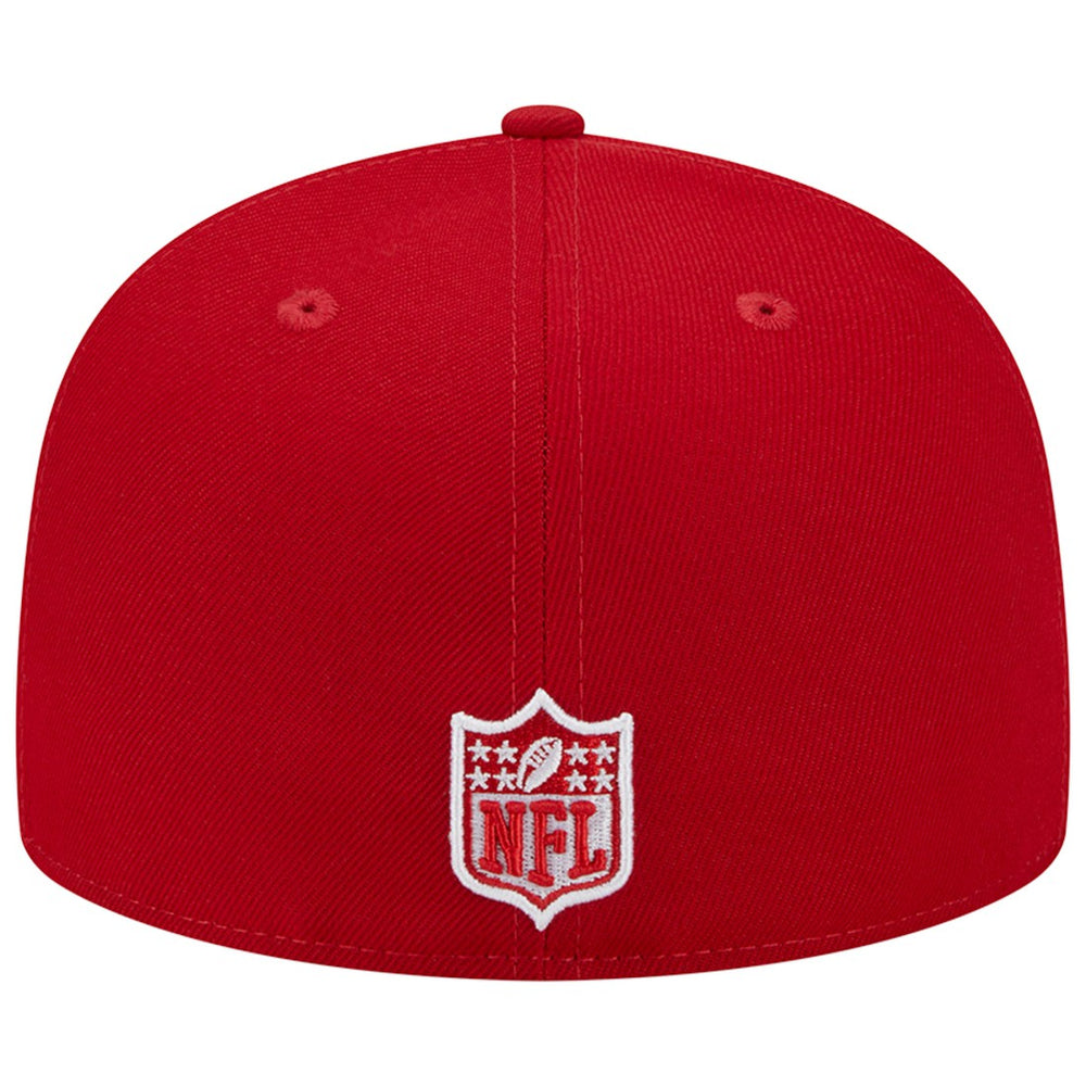 Tennessee Titans New Era 15 Years Main Patch 59FIFTY Fitted Hat - Scarlet sale