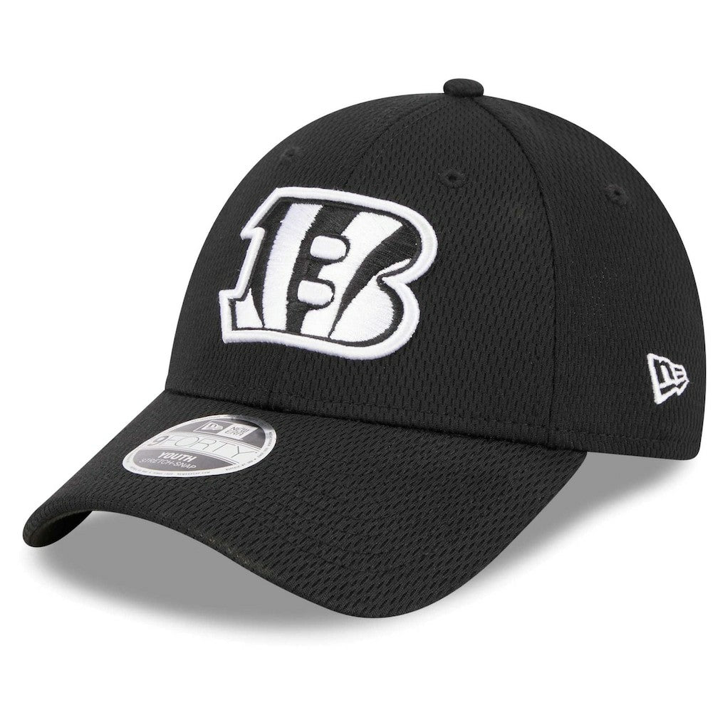Cincinnati Bengals New Era Youth Main B-Dub 9FORTY Adjustable Hat - Black sale