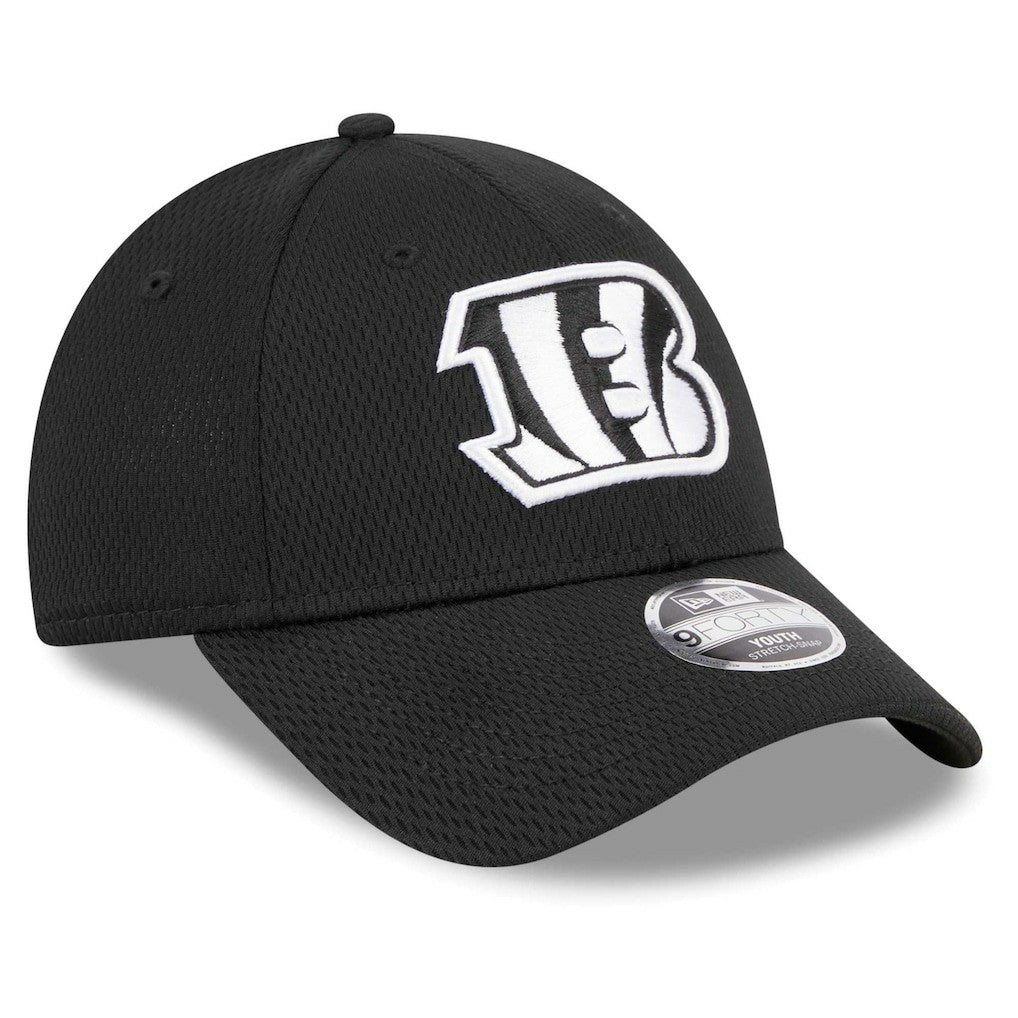Cincinnati Bengals New Era Youth Main B-Dub 9FORTY Adjustable Hat - Black sale
