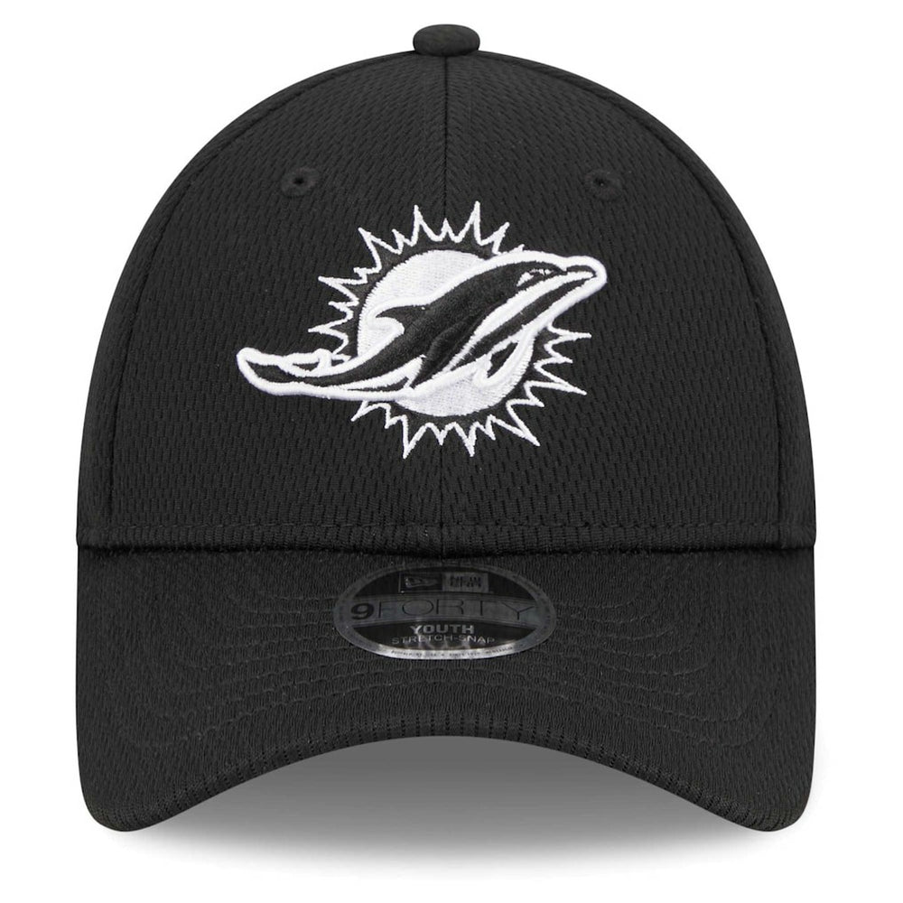 Miami Dolphins New Era Youth Main B-Dub 9FORTY Adjustable Hat - Black online
