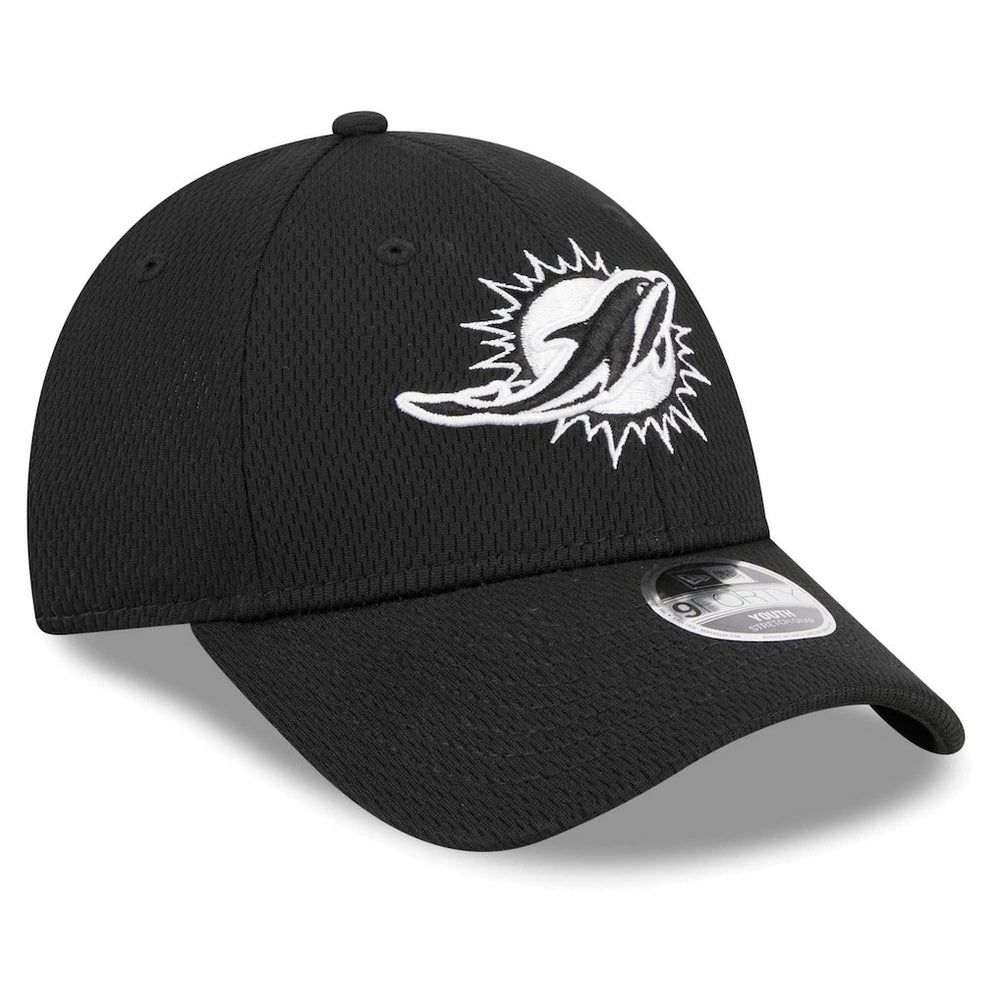 Miami Dolphins New Era Youth Main B-Dub 9FORTY Adjustable Hat - Black online