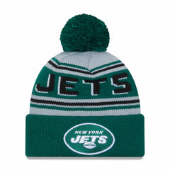 New York Jets New Era Main Cuffed Knit Hat with Pom - Green online