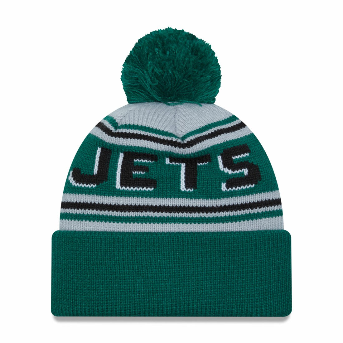 New York Jets New Era Main Cuffed Knit Hat with Pom - Green online