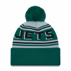 New York Jets New Era Main Cuffed Knit Hat with Pom - Green online