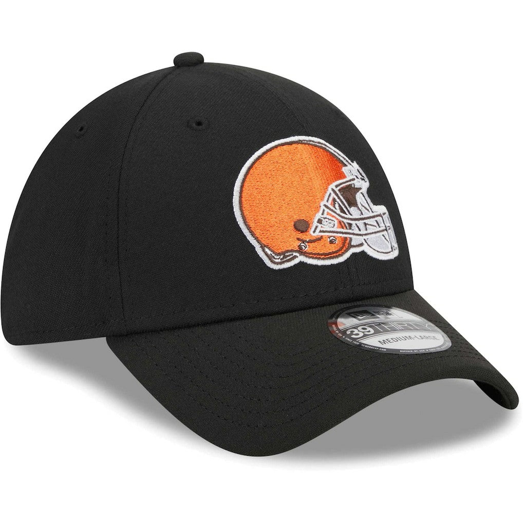 Cleveland Browns New Era Main 39THIRTY Flex Hat - Black sale