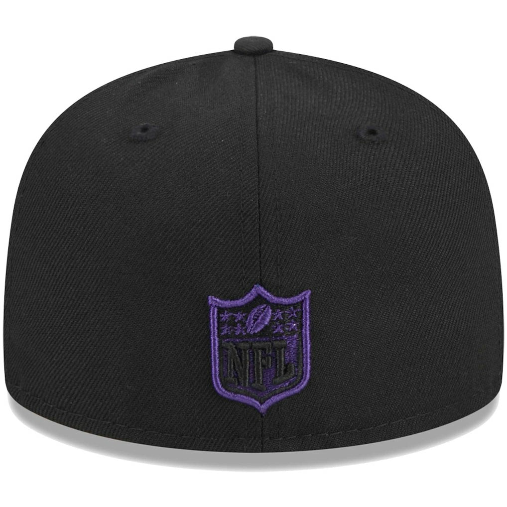 Baltimore Ravens New Era Youth Main 59FIFTY Fitted Hat - Black for sale