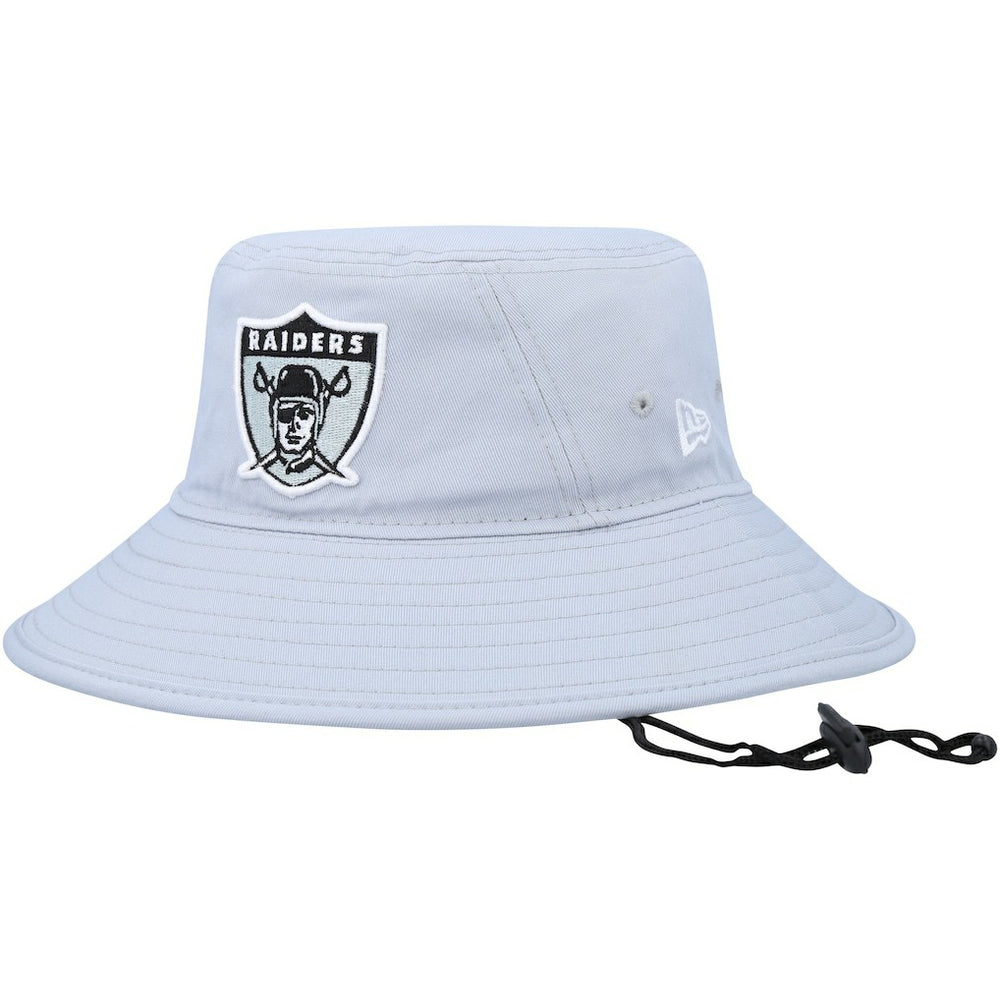 Las Vegas Raiders New Era Main Bucket Hat - Silver online