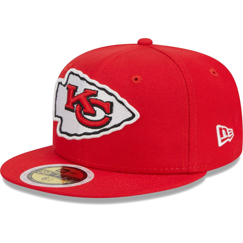 Kansas City Chiefs New Era Youth Main 59FIFTY Fitted Hat - Red cheap
