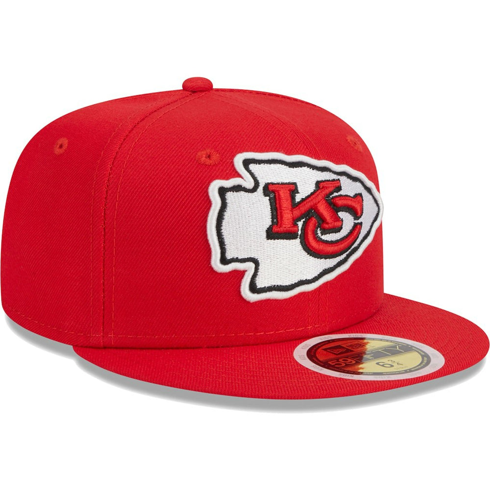 Kansas City Chiefs New Era Youth Main 59FIFTY Fitted Hat - Red cheap
