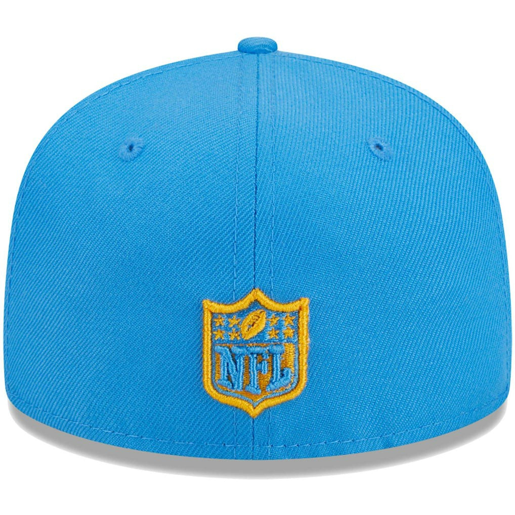 Los Angeles Chargers New Era Youth Main 59FIFTY Fitted Hat - Powder Blue on sale