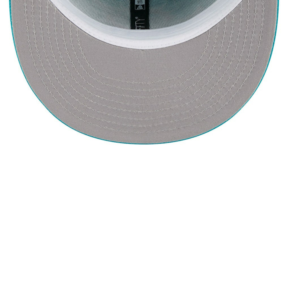 Miami Dolphins New Era Youth Main 59FIFTY Fitted Hat - Aqua cheap